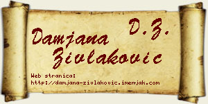 Damjana Zivlaković vizit kartica